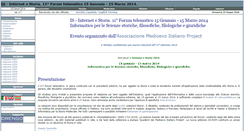 Desktop Screenshot of internetestoria.it